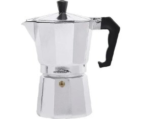 Resim Nurgaz Campout Espresso Mocha Pot 6 Bardak Hafif ve Taşınabilir Yüksek Alüminyumdan Üretilmiş 