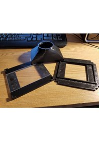 Resim Opencart Evrensel Orta Format 120mm Negatif Tarayıcı Sadece Plastik Aparattır 