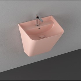 Resim İsvea Isvea Sott'aqua 50 Cm Asma Monoblok Lavabo - Somon 