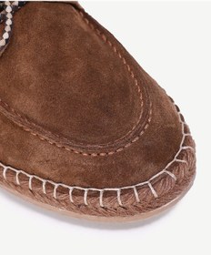 Resim Yargıcı Hasır Bağlı Deri Espadril 24yeay4477x 057 Kahverengi 