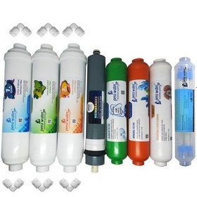 Resim Pera Water Kapalı Kasa Su Arıtma Cihazı Platinium Mebran 8Li Set 