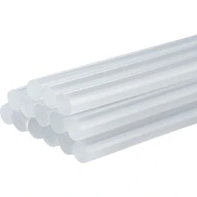Resim Nzb 5 Adet İnce Mum Silikon 7.4 mm Çubuk Sıcak Silikon Hobi Süs Hediyelik Eşya Maket Yapıştırma Slikon 