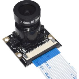 Resim Sourcingasia Raspberry Pi 4 Gece Görüş Balıkgözü Kamera Modülü 5mp OV5647 Web Kamerası Kızılötesi Ir Sensörü ile LED Işık Raspberry Pi 4b/3b +/3b (Yurt Dışından) 