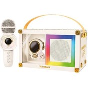 Resim Torima KIDMIC06 RGB Astronot Figürlü Mikrofonlu Karaoke Bluetooth Hoparlör 