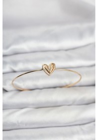 Resim Kalp Model Gold Renk Bileklik Diğer 