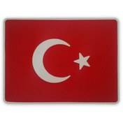 Resim Compax Kaymaz Torpido Pedi Torpido Üzeri Kaydırmaz Ped Türk Bayrağı Baskılı 