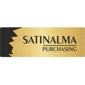Resim Özarslan Dizayn Metal Departman Kapı İsimliği, Yönlendirme levhası Satınalma(Purchasing) 10X20 Cm Altın Renk 