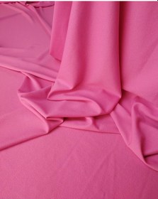 Resim Şeker Pembe Renkte Jarse Kumaş 145x170cm-10857 Pembe 