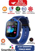 Resim Smartberry Q20 GPS Konumlu Akıllı Çocuk Takip Saati Sim Kartlı Arama, Kameralı, Gizli Dinleme Özellikli 