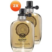 Resim Avon Scent Masculine Woody Erkek Parfüm EDT 2 x 30 ML 