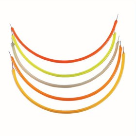 Resim 4 adet Canlı LED Yumuşak Silikon Şeritler, 3.7V DC, Kırmızı, Yeşil, Mavi, Pembe Sıcak Işık - Esnek & Kesilebilir Filament DIY Projeler, Süslemeler & Yaratıcı Hediyeler için, Uzunluğu 44.96cm'ye kadar 