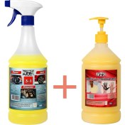 Resim Dtx Kimya Döşeme Jant ve Motor (Konsantre 1/5) Temizleme ilacı1 Lt + Granüllü El Sabunu 1 Lt %50 
