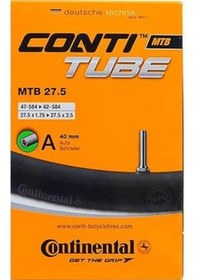Resim Contınental Schrader 27.5 X 1.75-2.40 Av40 Mtb Bisiklet İç Lastik Kalın Sibop 