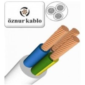 Resim Öznur Kablo 4 X 4 Ttr Kablo 25 Metre Bakır 