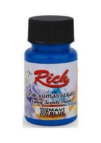 Resim Rich Opak Kumaş Boyası 50Cc - 3006 Mavi 