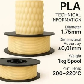 Resim Storemax Filetto Pla+ Filament 1.75MM 1 kg - Ten Rengi 