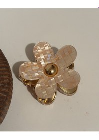 Resim Ceramıc Blossom Kemik Mandal Toka Çok Renkli 
