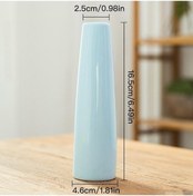 Resim Novahub Mavi Basit Renkli Seramik Vazo Masaüstü Süsler Topraksız Vazo Çiçek Aranjmanı Ev Dekor Bahçe Dekorasyon Mavi 