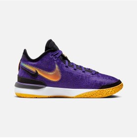 Resim Nike Lebron James Nxxt Gen Erkek Basketbol Ayakkabısı Dar Kalıp Dr8784-500 Mor 