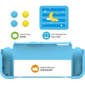 Resim Nintendo Switch Oled Koruyucu Kılıf 8 İn 1 Set Dobe Tns-2120 
