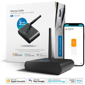 Resim Meross Wi-Fi Uzaktan Kontrollü Akıllı 3 Garaj Kapısı Kontrollü Anahtar 