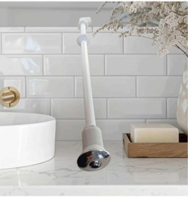 Resim ÇEÇEN HOME (1 Adet) Klozet Taharet Çubuğu Krom Uçlu 37 Cm Taharet Çubuğu Taharet Çubuğu 