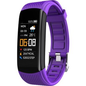 Resim Reedark Akıllı Spor Bilekliği: 0.96" Dokunmatik Ekran, Ip67 Su Geçirmez, Kalp Atışı/kan Basıncı/uyku Takibi, Bildirimler, Android/ios Uyumlu 