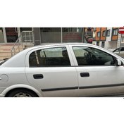 Resim Opel Astra G Hb-sedan Uyumlu Kapı Direği Krom Cam Direği 1998-2004 Çelik Direk 