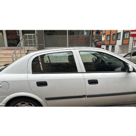 Resim Opel Astra G Hb-sedan Uyumlu Kapı Direği Krom Cam Direği 1998-2004 Çelik Direk 