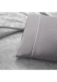 Resim Taç Jakar Çift Kişilik Pike Takımı Tresor Gri 