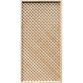 Resim SZN Wood Çerçeveli Seperatör 200 x 100 cm Sarıçam Geniş Çıtalı Düz Pahlı Kalınlık 40MM 