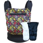 Resim Babalinbaby Rengarenk Yenidoğan Ergonomik Kanguru 