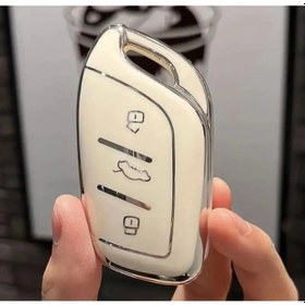 Resim Mg Hs Gt Zs Ev Zx Mg5 Mg6 Roewe Rx3 Rx5 I5 Erx5 I6 I5 Nano Anahtar Kılıfı Beyaz Gümüş Renk 
