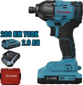 Resim CatpowerCAT4222 Akülü Kömürsüz Takım Çantalı Torklu Vidalama 