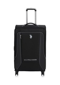 Resim U.s. Polo Assn. Plvlz24020c Kumaş Valiz Kabin Boy Siyah 