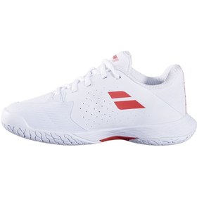 Resim BABOLAT Propulse Junior 3 Ac Girl Kız Çocuk Beyaz Tenis Ayakkabısı Kız Çocuk TENİS AYAKKABI 