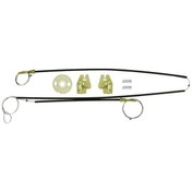 Resim E46 3 Ym Cam Kriko Teli Ön Sol Sağ Set 