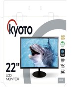 Resim Kyoto Ky-122 22'' HD LED CCTV Monitör Vga-HDMI-Rca Girişli Hoparlörlü+Kumandalı 