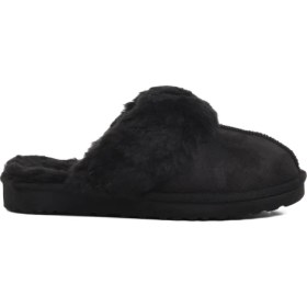 Resim Pierre Cardin Siyah Içi Kürklü Kadın Ev Terliği 