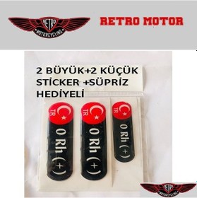 Resim Kan Grubu Damla Sticker Set Orh- 