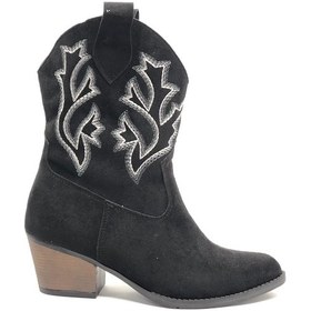 Resim Asya Western Kısa Çizme Kovboy Kadın Kısa Çizme 001 