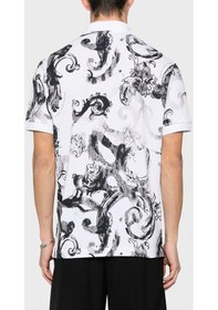 Resim Versace Jeans Couture Erkek Polo Yaka T Shirt 76gag6s0 Js286 003 Beyaz 
