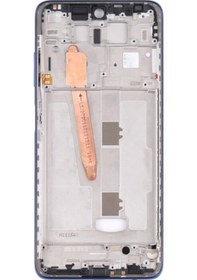 Resim Cbtx Xiaomi Poco X3 Pro Uyumlu Orta Çerçeve Çerçeve Plakası Mavi 