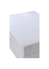 Resim Altın Karma Sıvı Geçirmez Alez 90x190 Cm Tek Kişilik Yatak Koruyucu Beyaz 