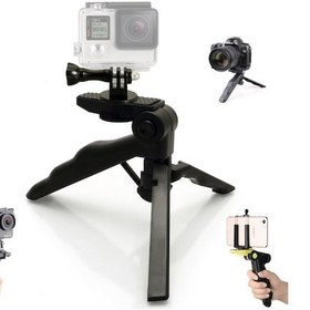 Resim Tüm Aksiyon Kameralara Uyumlu 3 Parça Tripod Seti 