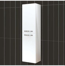 Resim Denko Girne 35 Cm Mdf Beyaz Banyo Boy Dolabı Beyaz 
