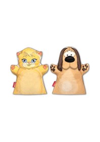 Resim 2 Parça Tox Sokaktaki Dostlarımız Keçe El Kukla Set , Eğitici Oyuncak 