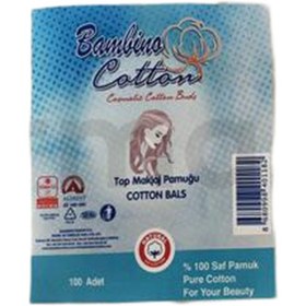 Resim Bambino Cotton Makyaj Pamuğu 100'lü 