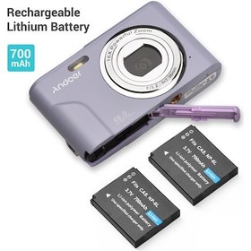Resim Leezsing Taşınabilir Dijital Kamera 48mp 1080p 2.4 İnç Ips Ekran 16x Zoom Otomatik Odaklama Otomatik Zamanla 