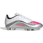 Resim Adidas F50 Messi Club Fg/mg J Çocuk Çoklu Çim Zemin Kramponu Jp7457 Beyaz Beyaz 